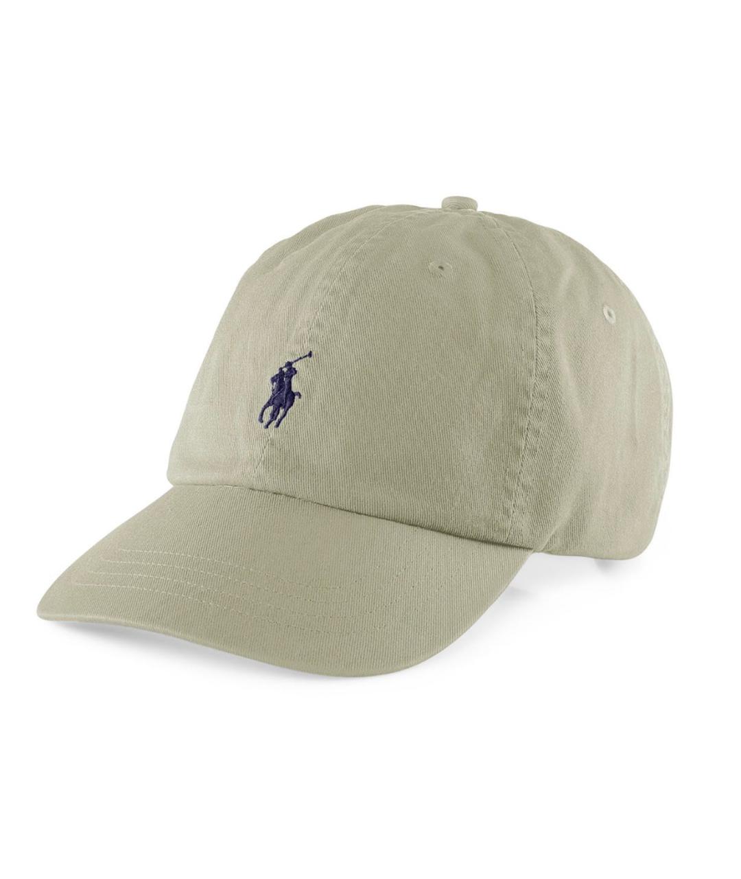 POLO RALPH LAUREN Бежевая хлопковая кепка/бейсболка, фото 1