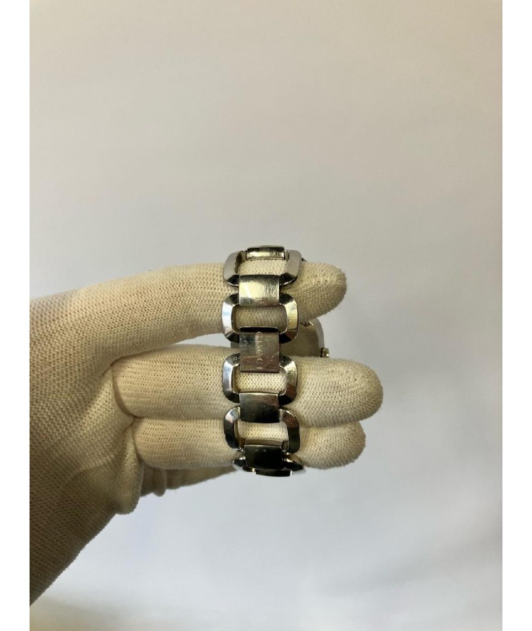 GUCCI Серебряные стальные часы, фото 2