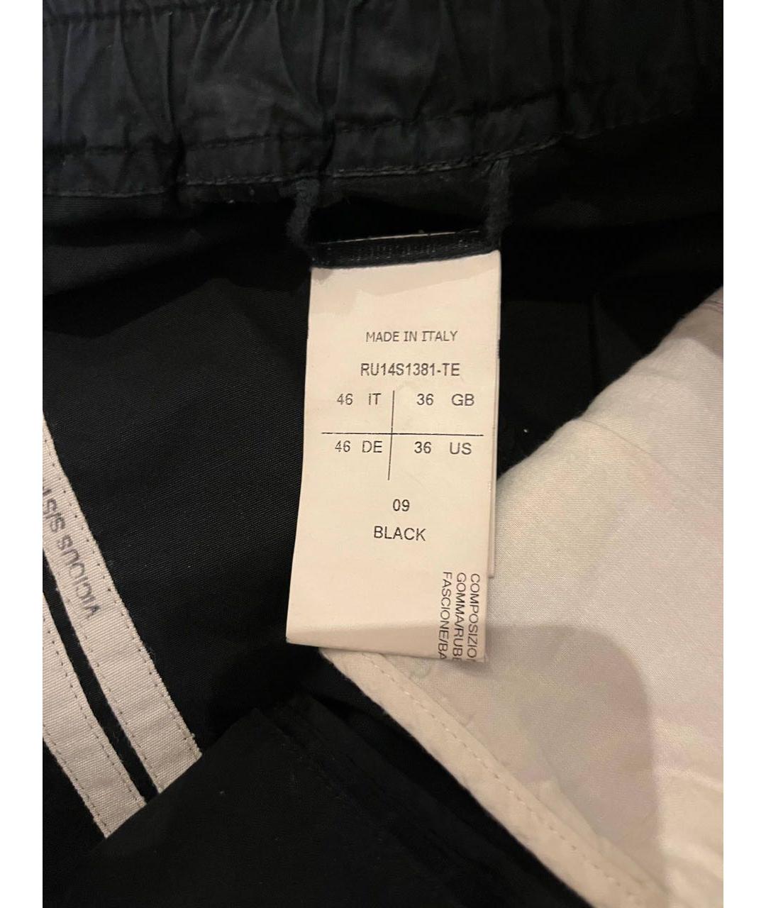 RICK OWENS Черные шорты, фото 5