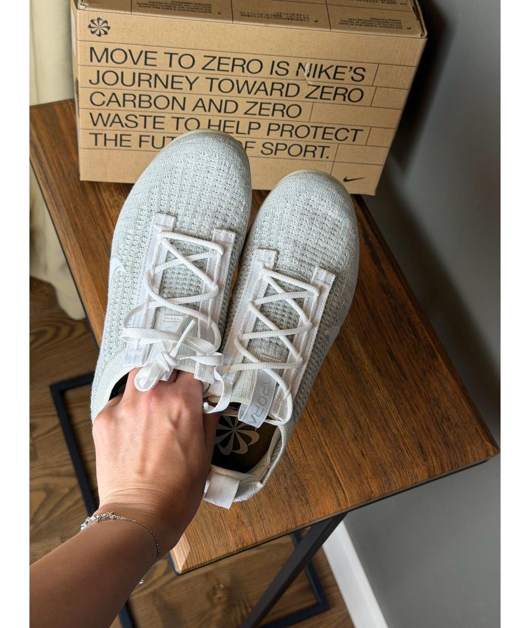 NIKE Серые текстильные кроссовки, фото 6