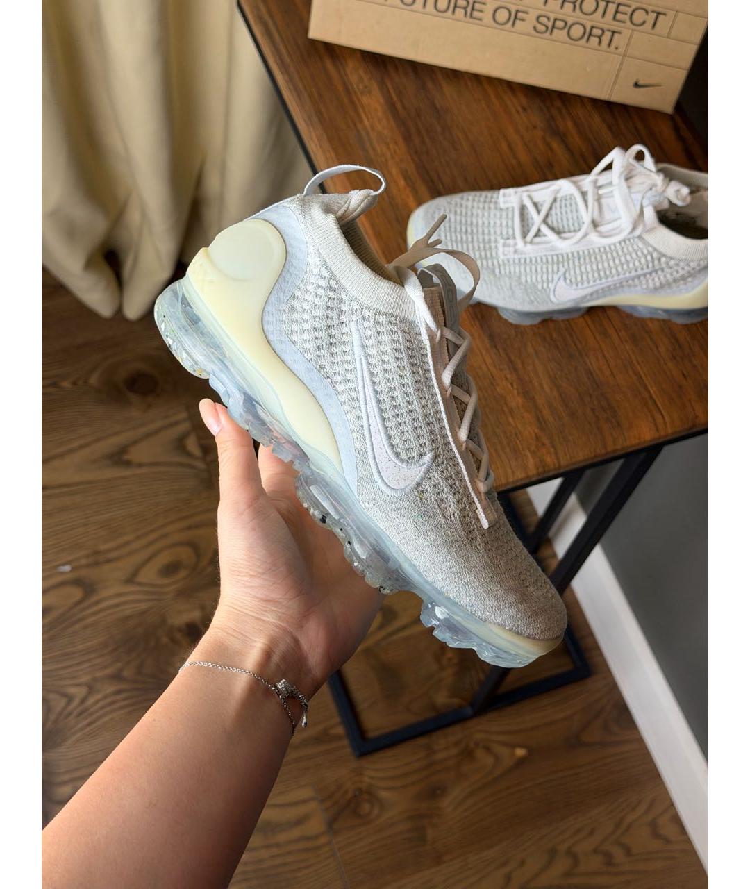NIKE Серые текстильные кроссовки, фото 3