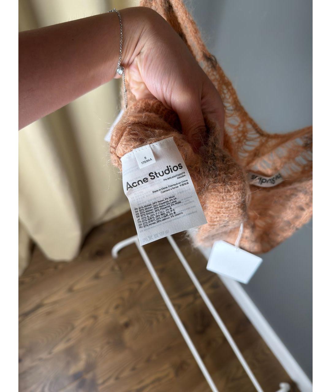 ACNE STUDIOS Розовая майка, фото 6