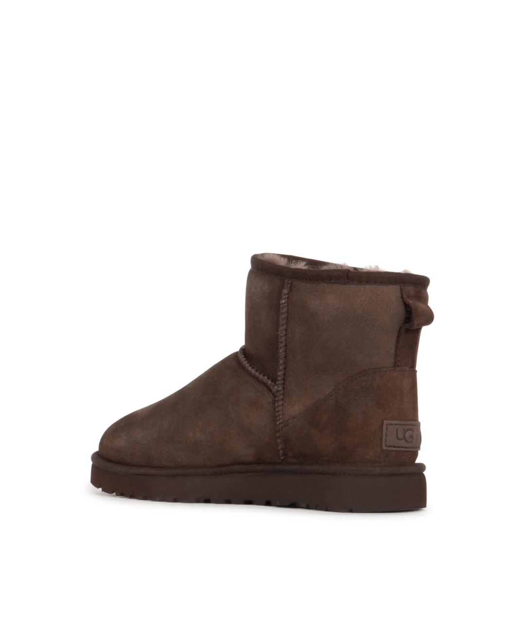 UGG Коричневые замшевые ботинки, фото 3