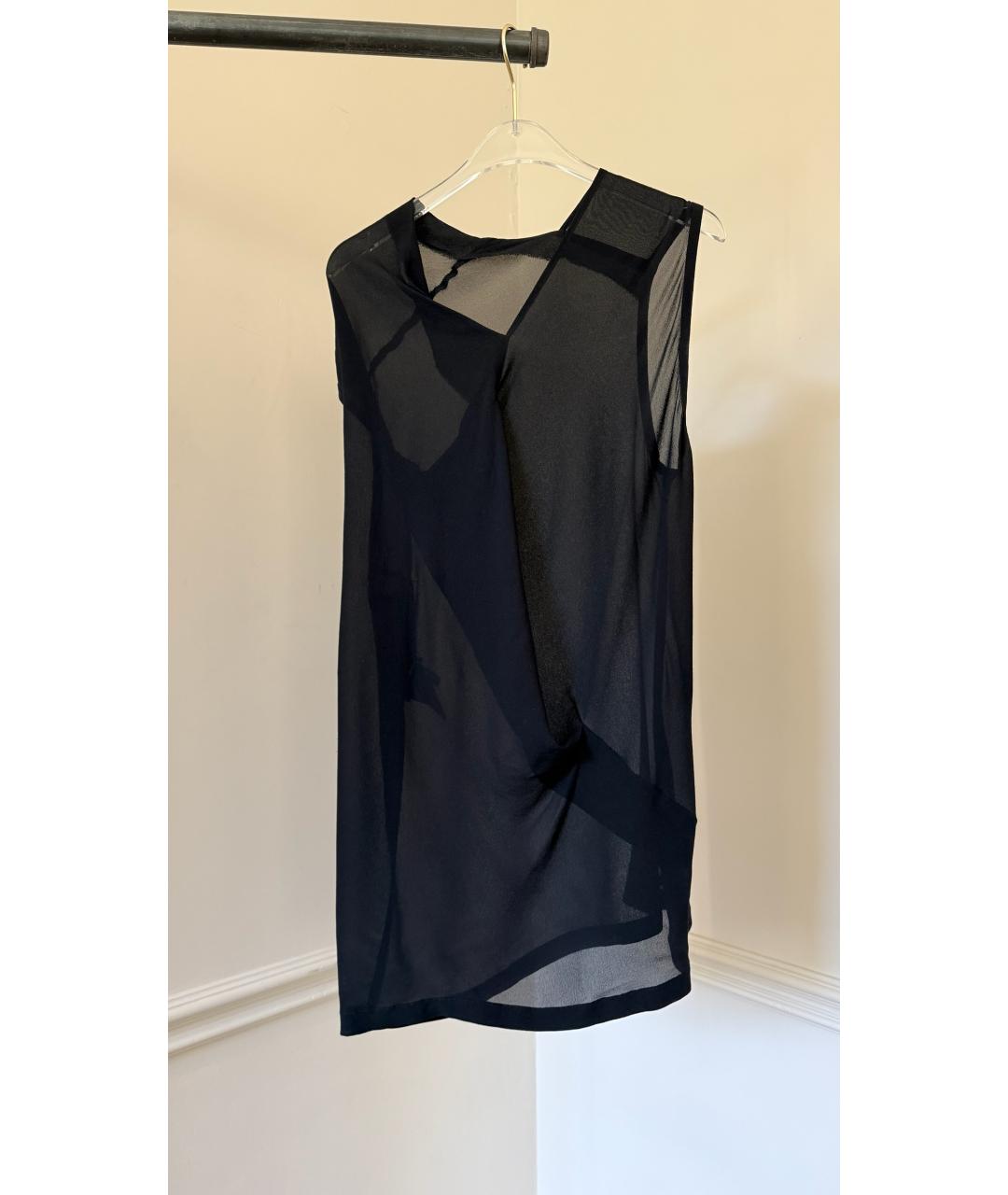 ANN DEMEULEMEESTER Черная майка, фото 7