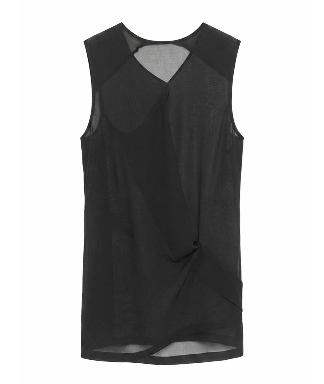 ANN DEMEULEMEESTER Черная майка, фото 1
