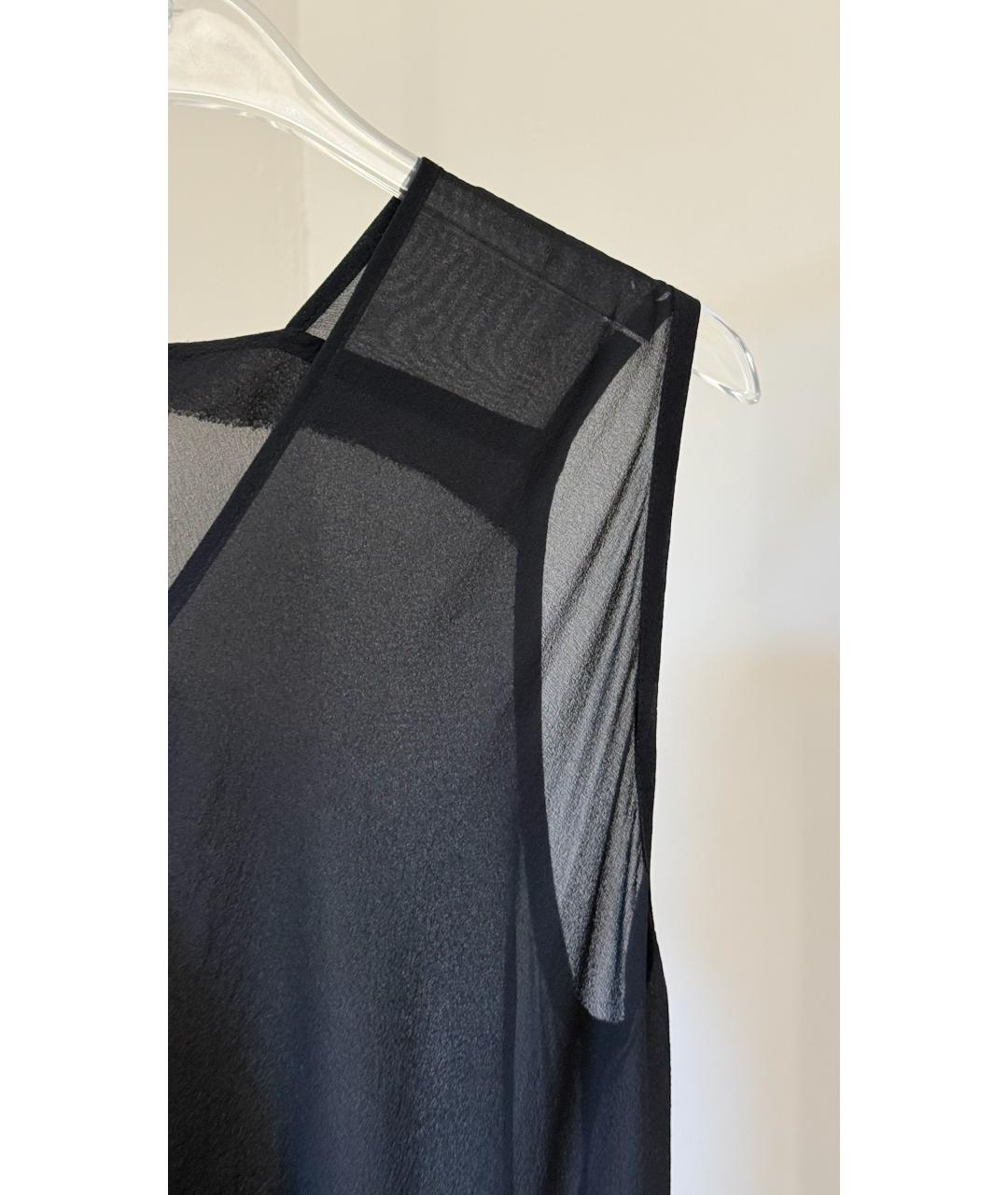 ANN DEMEULEMEESTER Черная майка, фото 4