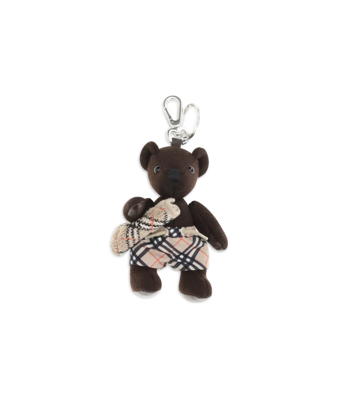 BURBERRY Бежевый брелок, фото 1