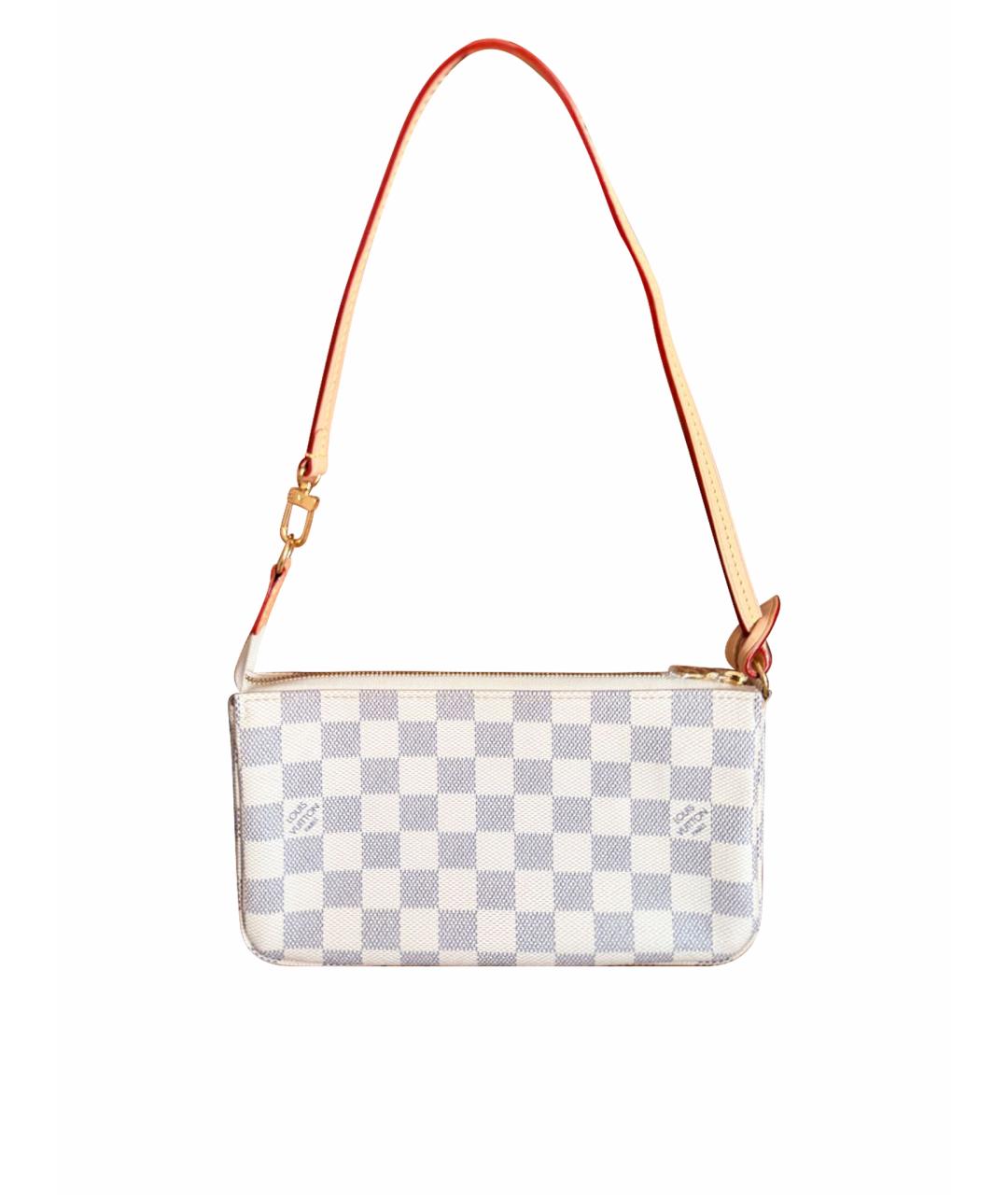 LOUIS VUITTON Белая канва сумка через плечо, фото 1