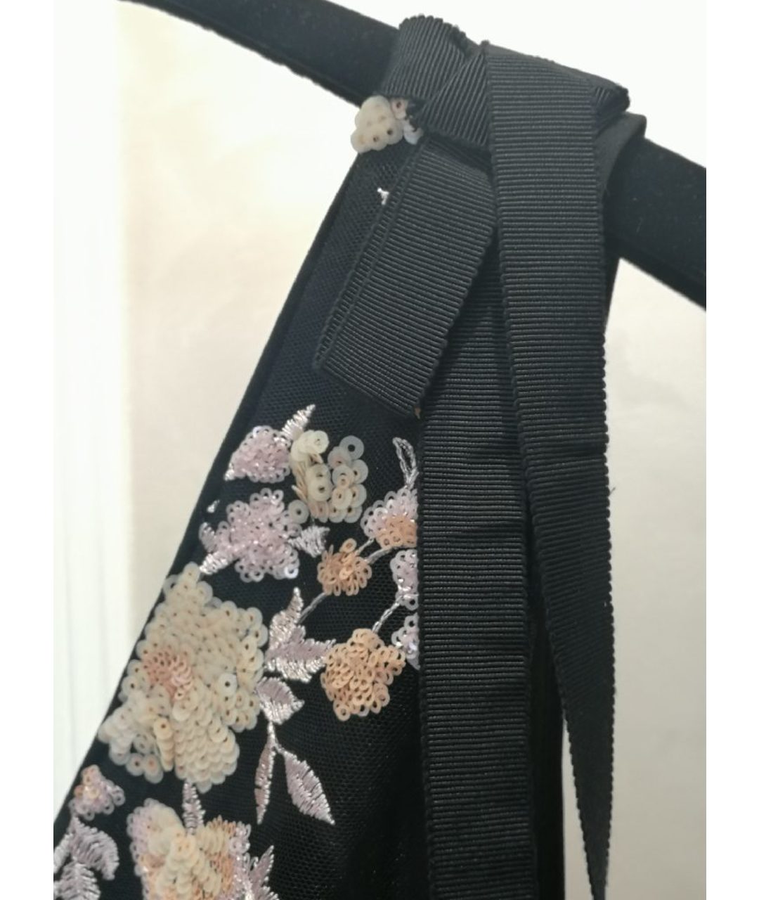 SELF-PORTRAIT Черное полиэстеровое повседневное платье, фото 5