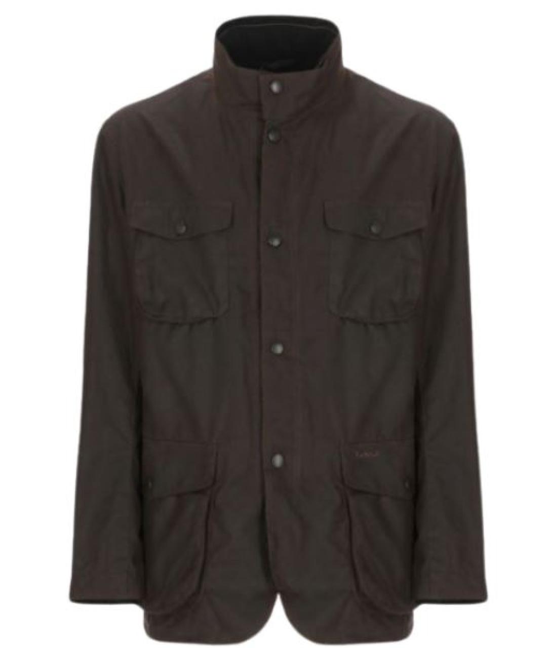 BARBOUR Коричневая хлопковая куртка, фото 1