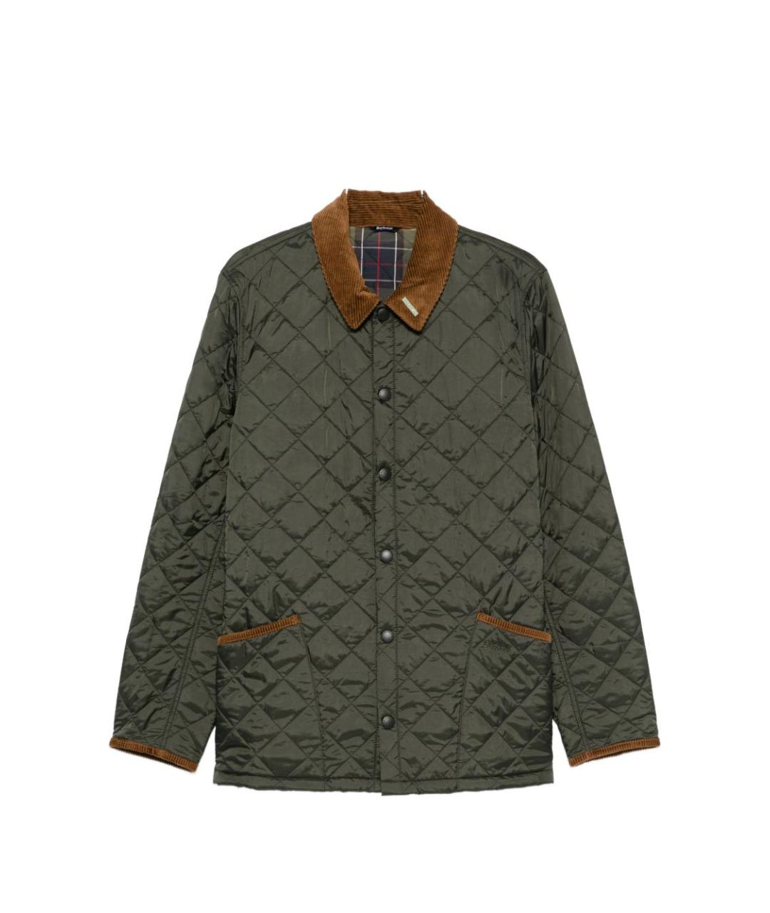 BARBOUR Хаки пальто, фото 1