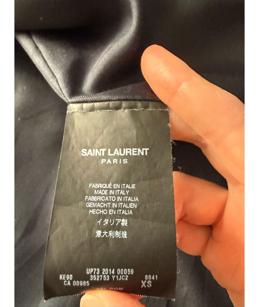 SAINT LAURENT Розовый шерстяной кардиган, фото 4