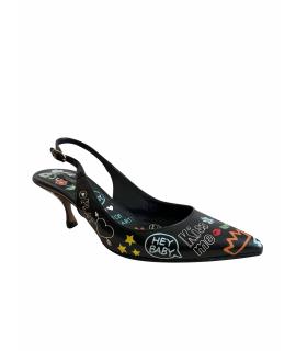 DOLCE&GABBANA Лодочки на низком каблуке