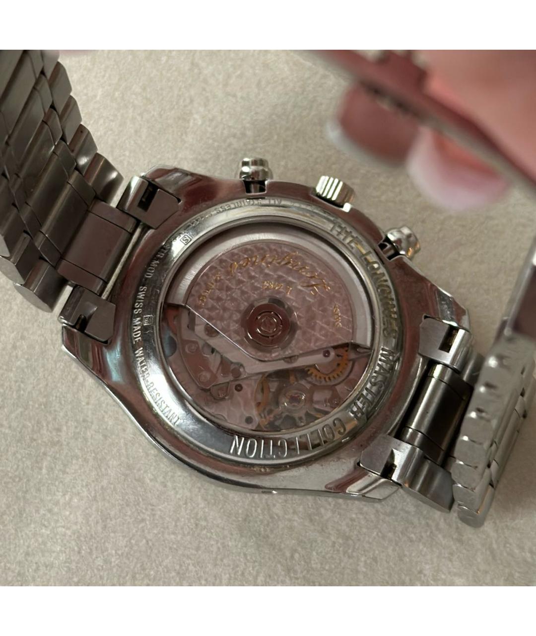 LONGINES Серебряные стальные часы, фото 2