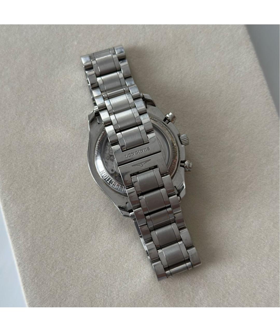 LONGINES Серебряные стальные часы, фото 4