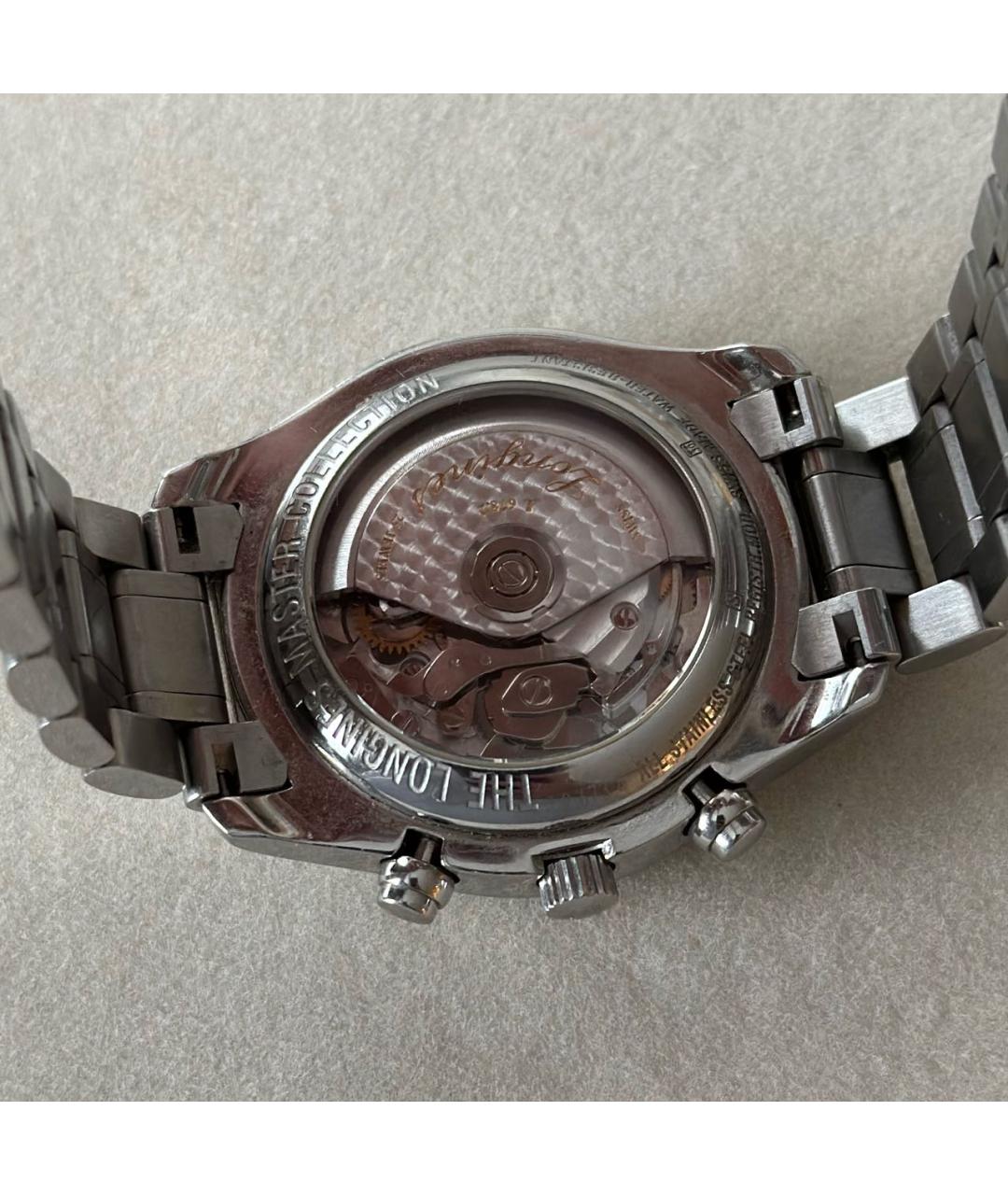 LONGINES Серебряные стальные часы, фото 3