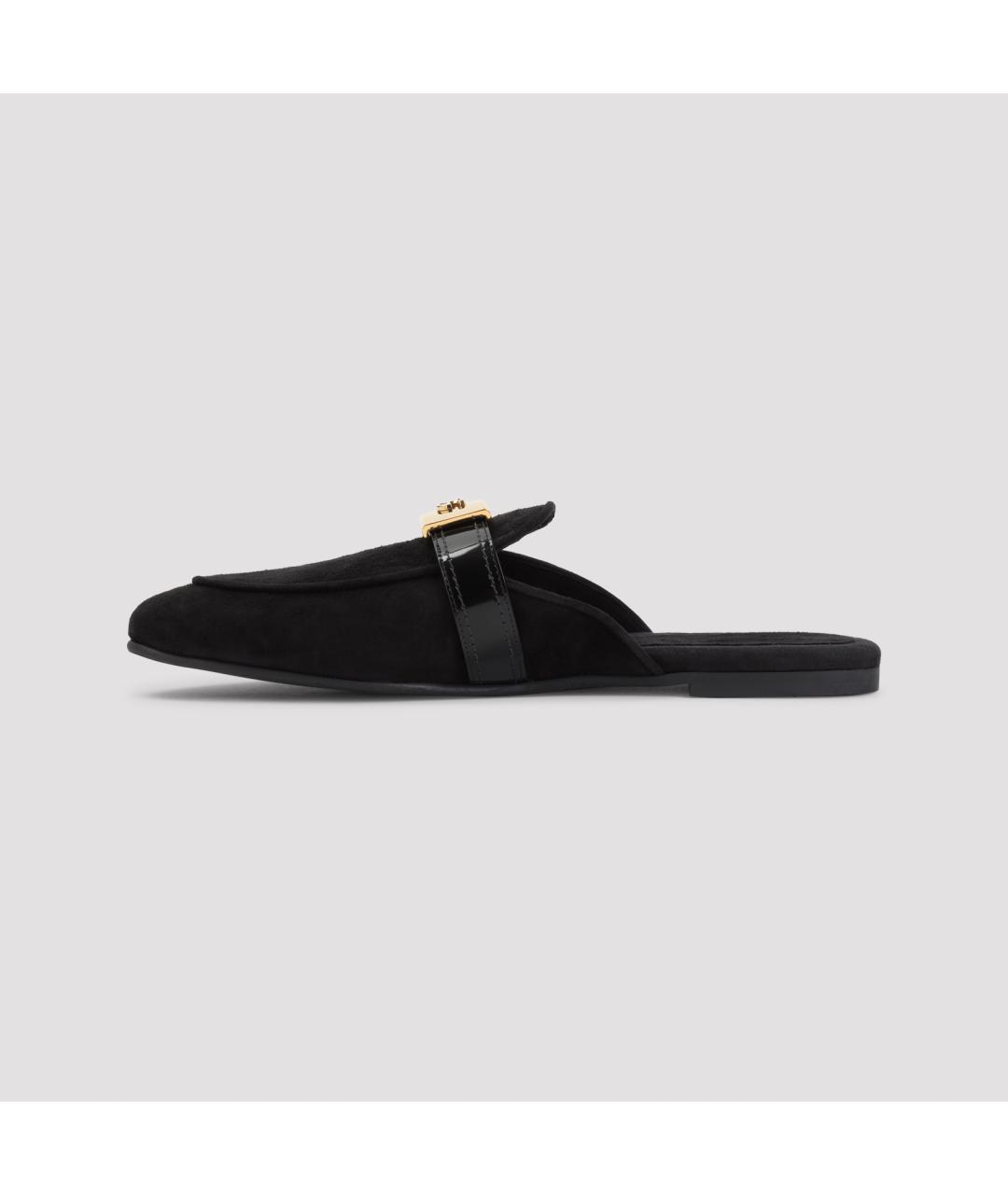 DOLCE&GABBANA Черные замшевые мюли, фото 3