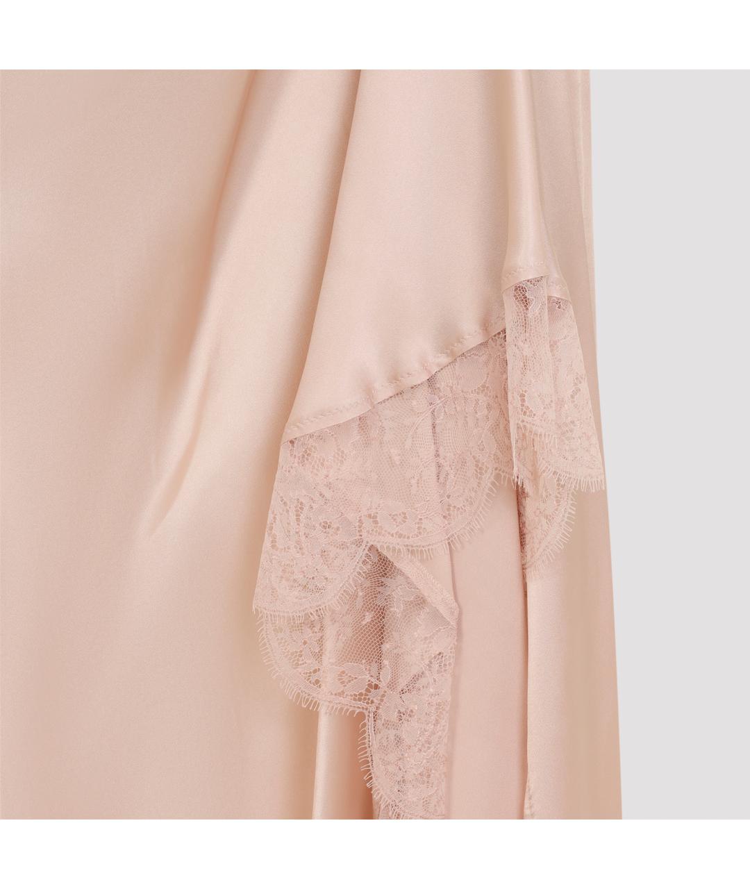 MAISON MARGIELA Розовое ацетатное коктейльное платье, фото 4