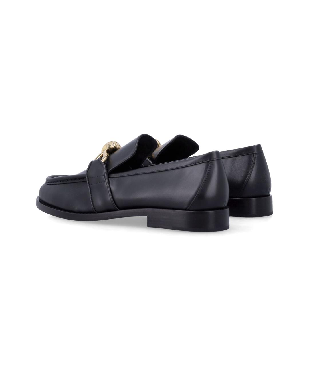 BOTTEGA VENETA Черные кожаные лоферы, фото 3