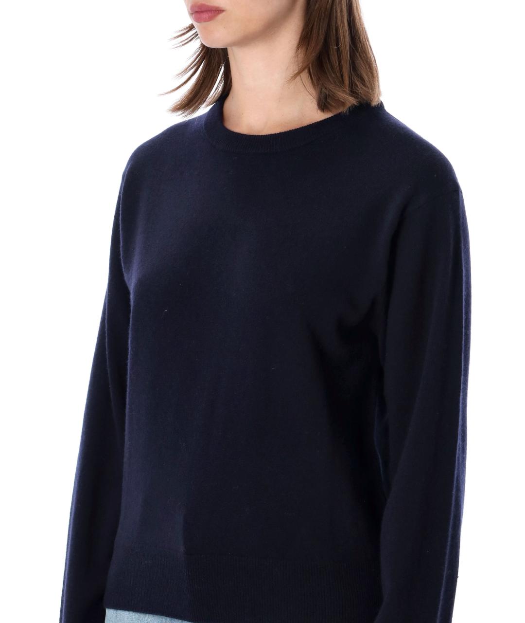 EXTREME CASHMERE Темно-синий кашемировый джемпер / свитер, фото 3