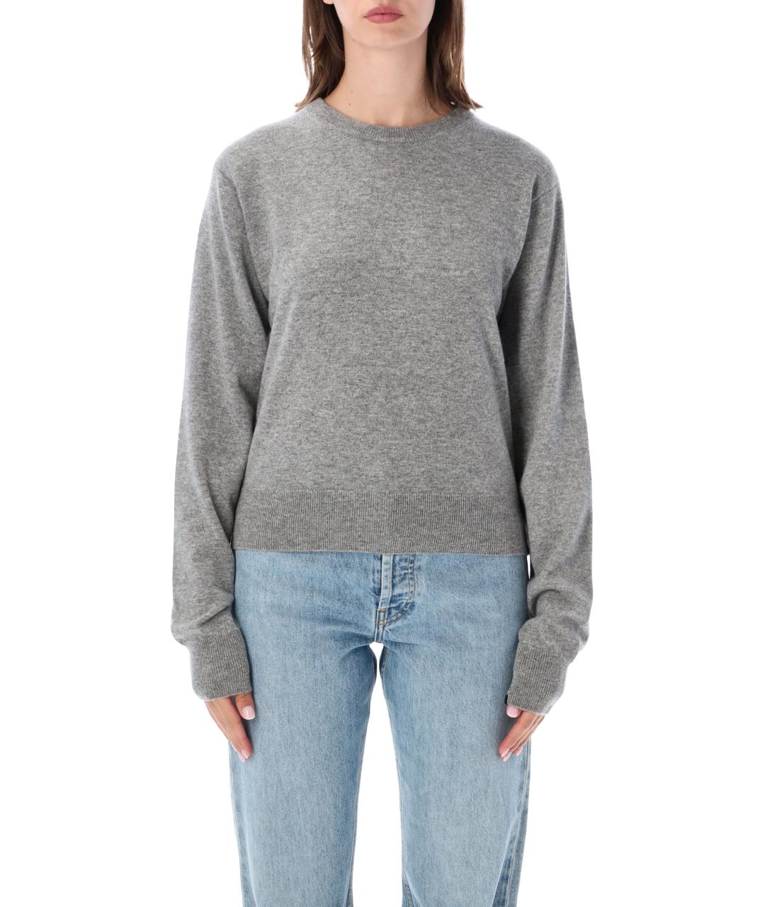 EXTREME CASHMERE Серый кашемировый джемпер / свитер, фото 1