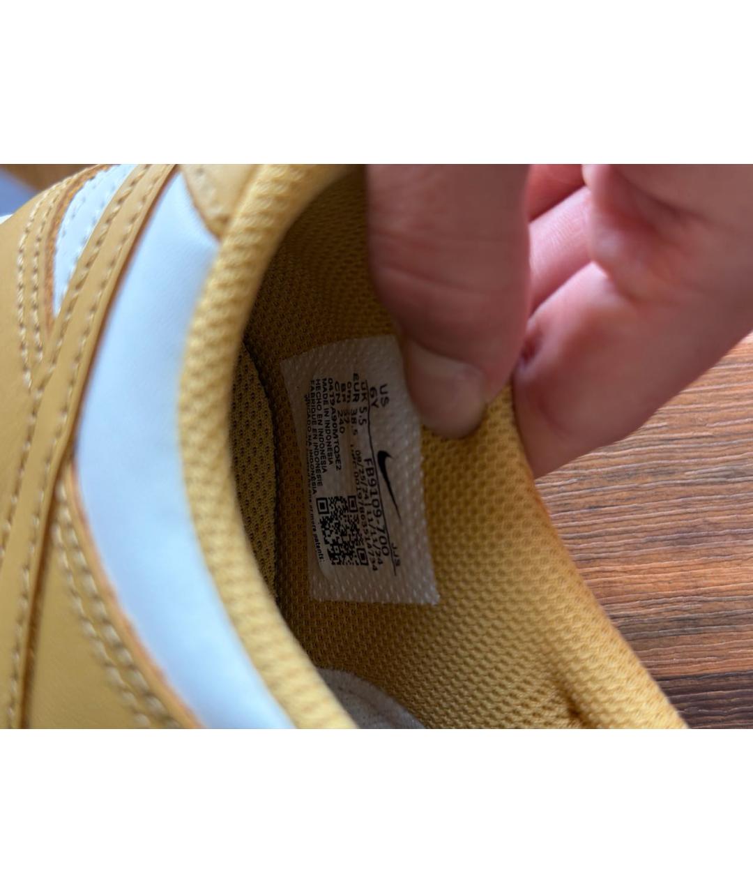 NIKE Горчичные кеды, фото 7