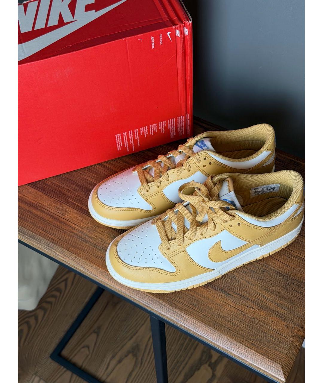 NIKE Горчичные кеды, фото 3