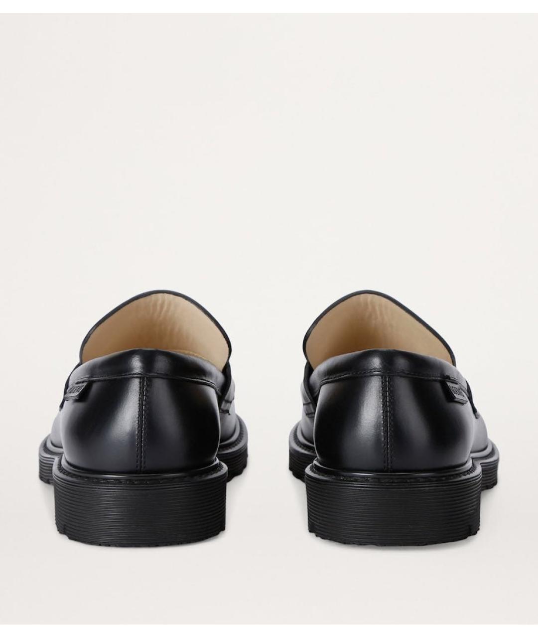 LOEWE Черные кожаные лоферы, фото 3
