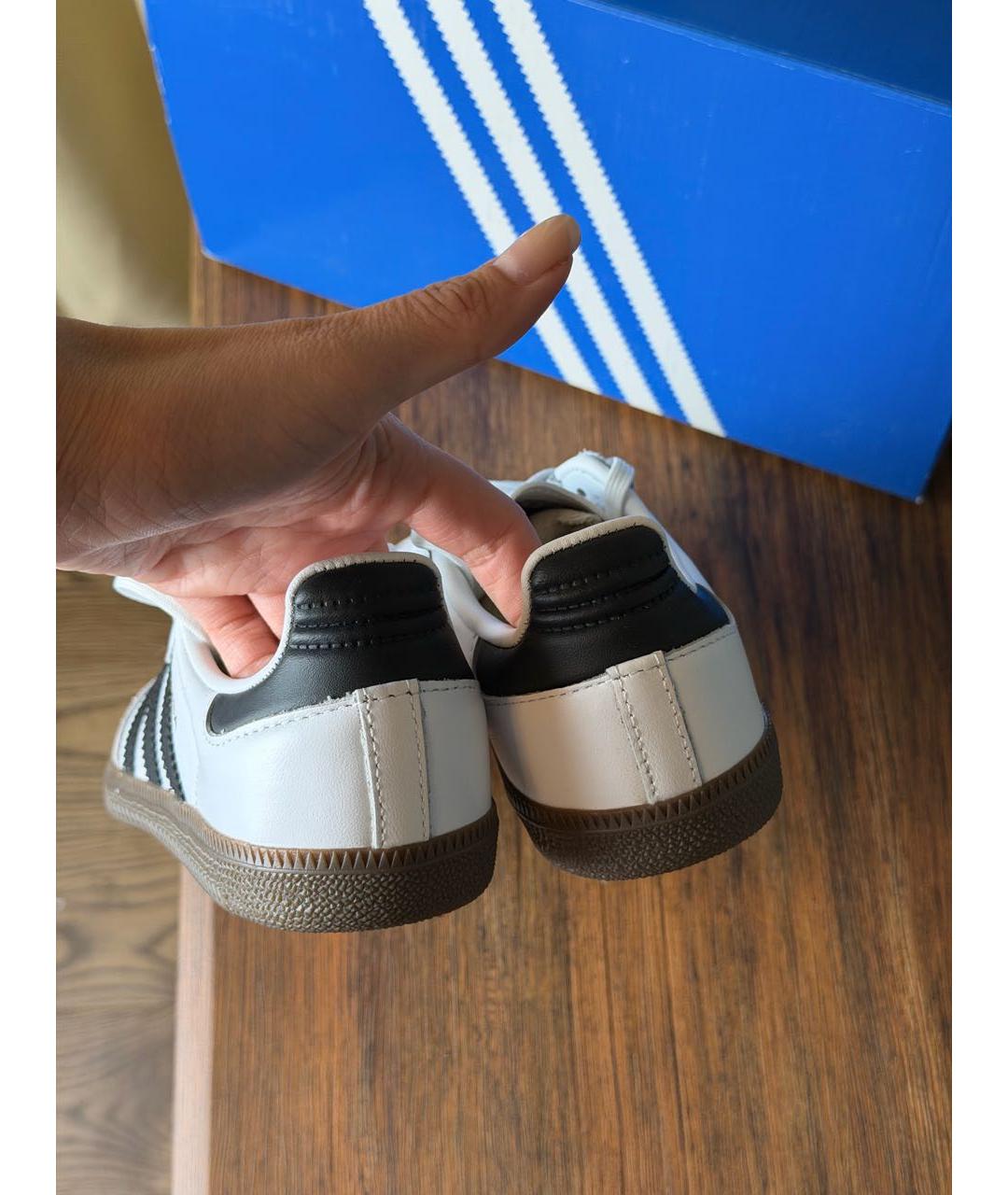 ADIDAS Белые кеды, фото 4
