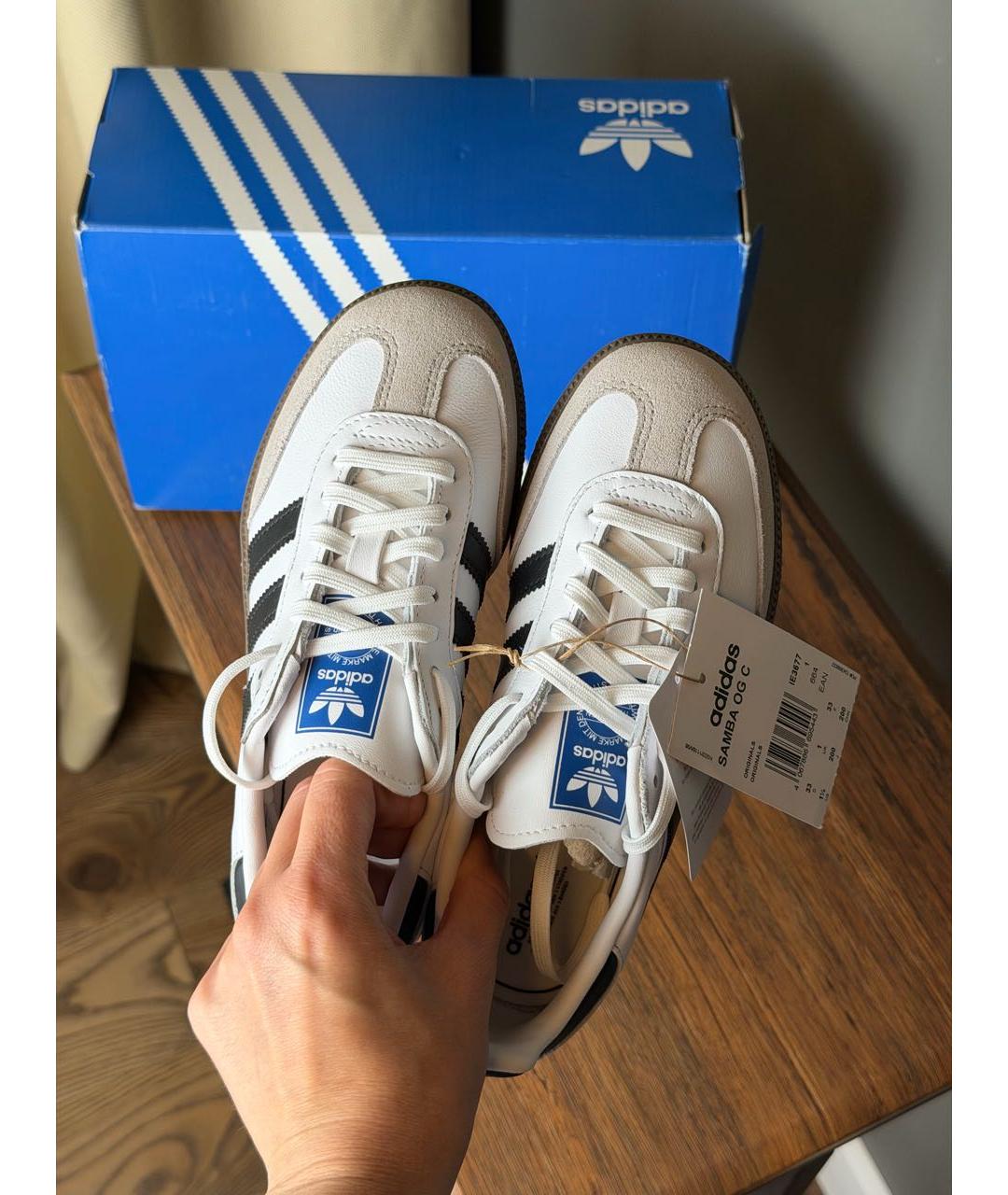 ADIDAS Белые кеды, фото 5