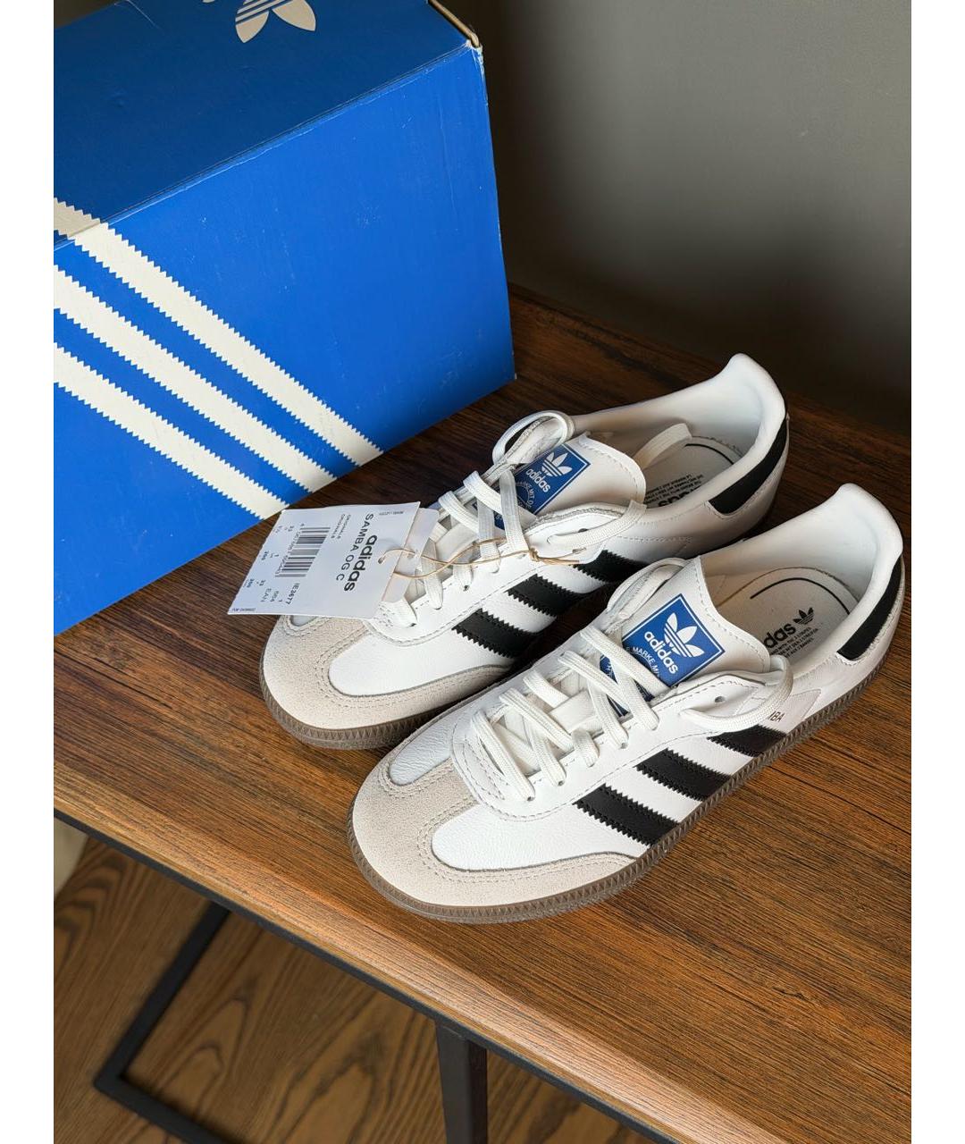 ADIDAS Белые кеды, фото 3