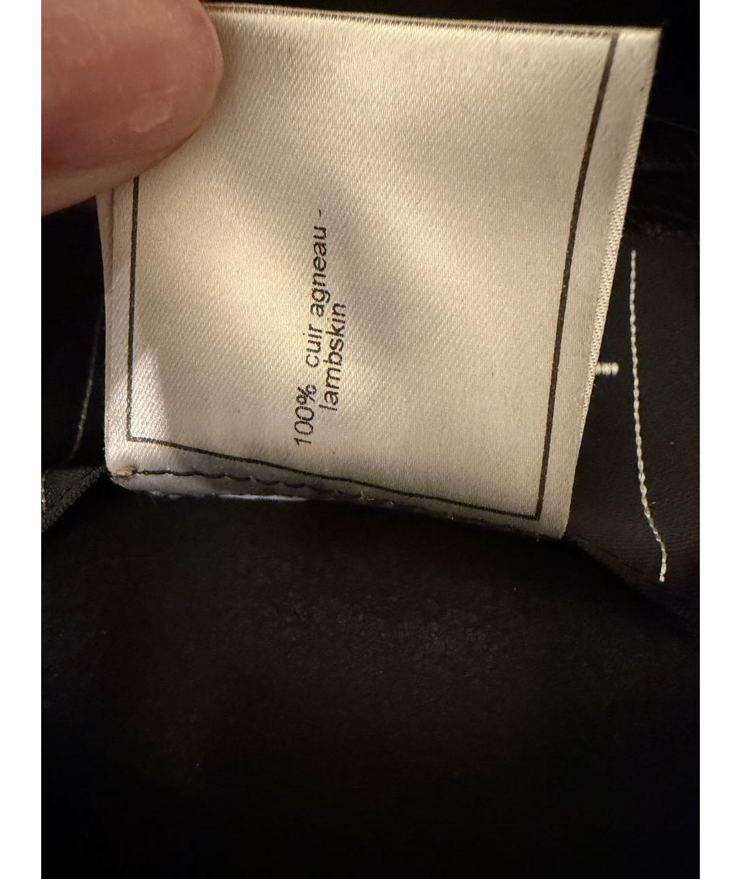 CHANEL Черная дубленка, фото 5