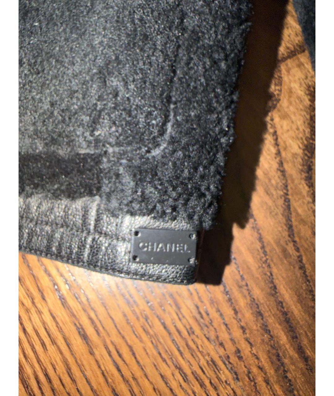 CHANEL Черная дубленка, фото 8