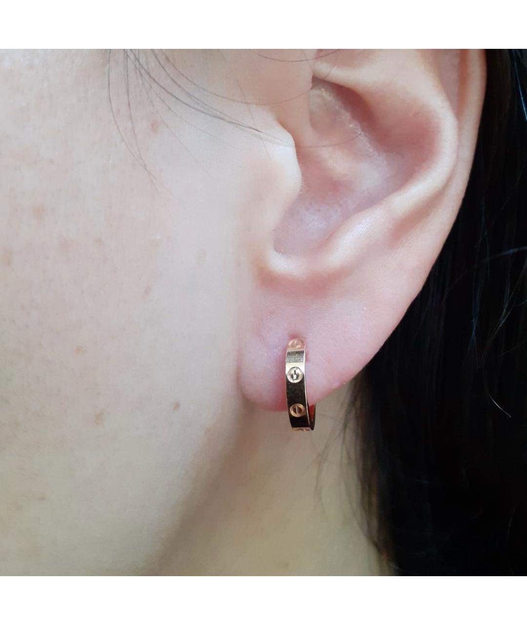 CARTIER Серые серьги из белого золота, фото 8