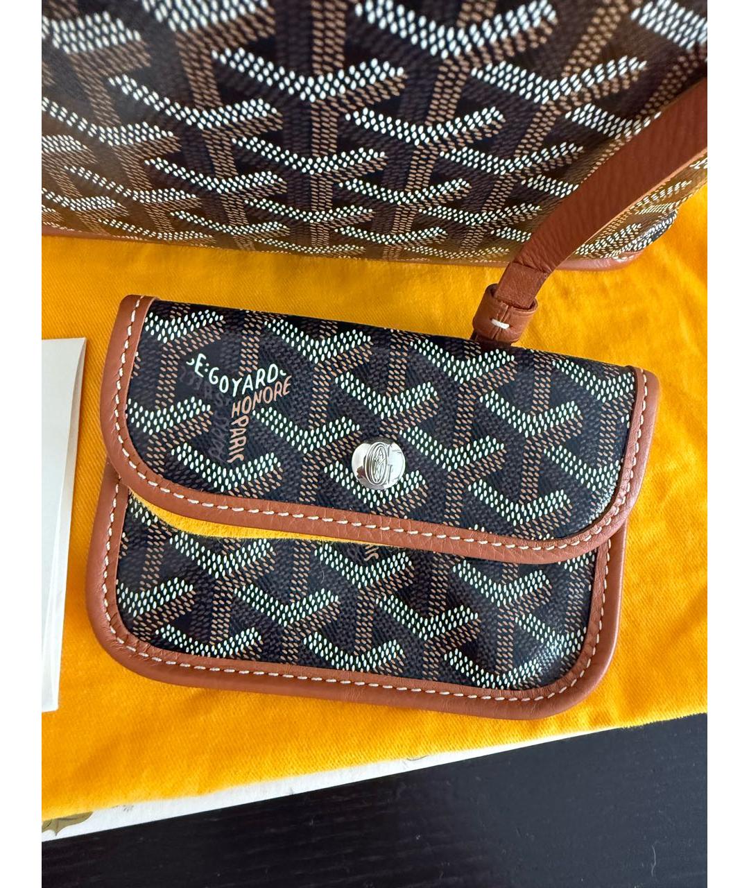 GOYARD Коричневая канва сумка тоут, фото 5
