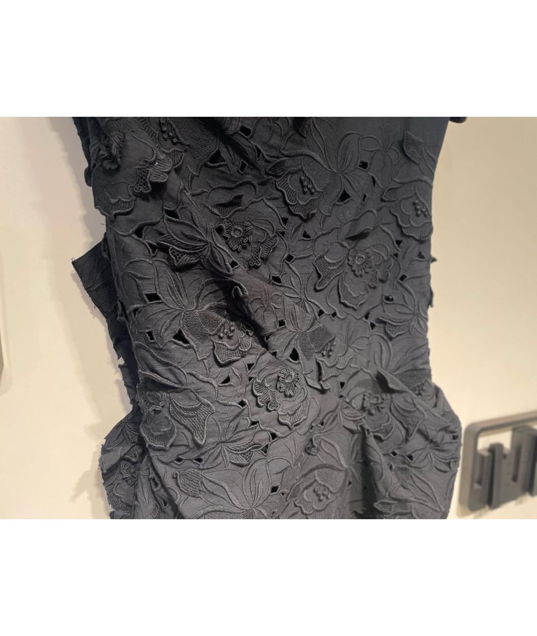 LANVIN Черное вискозное вечернее платье, фото 6