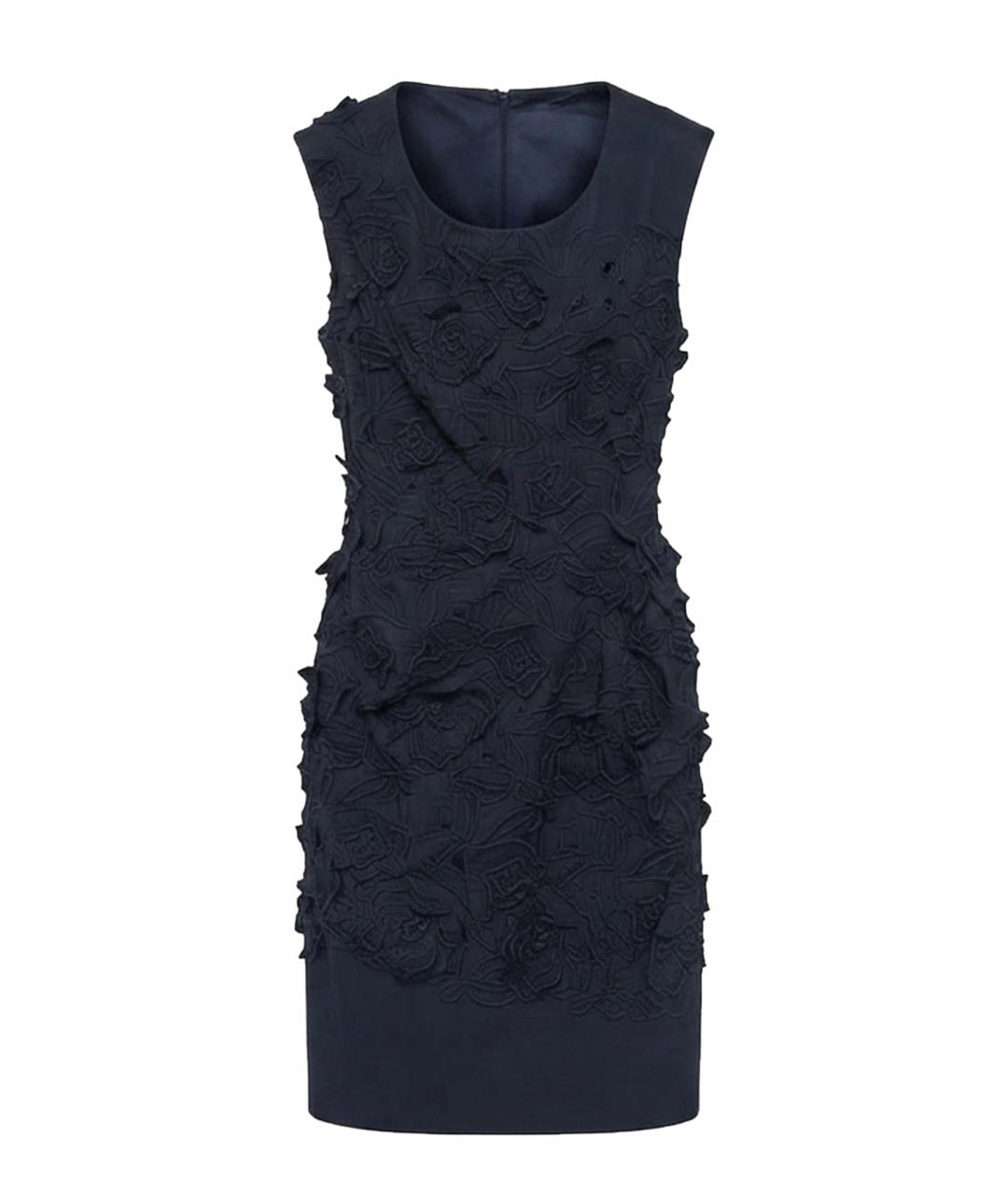 LANVIN Черное вискозное вечернее платье, фото 1