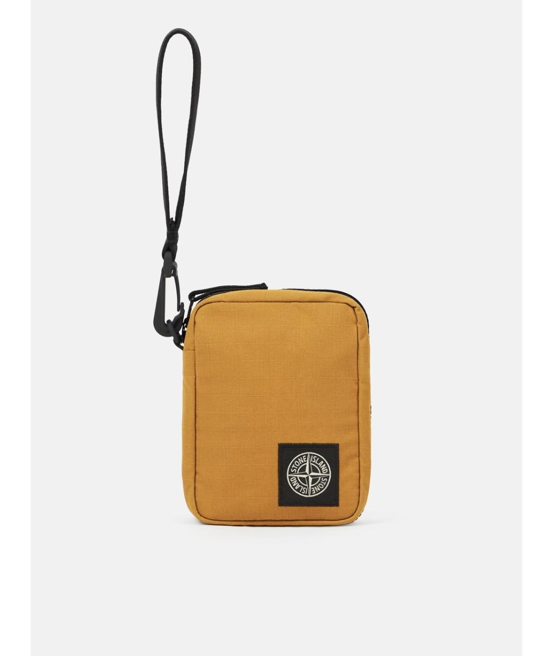 STONE ISLAND Горчичный кошелек, фото 5