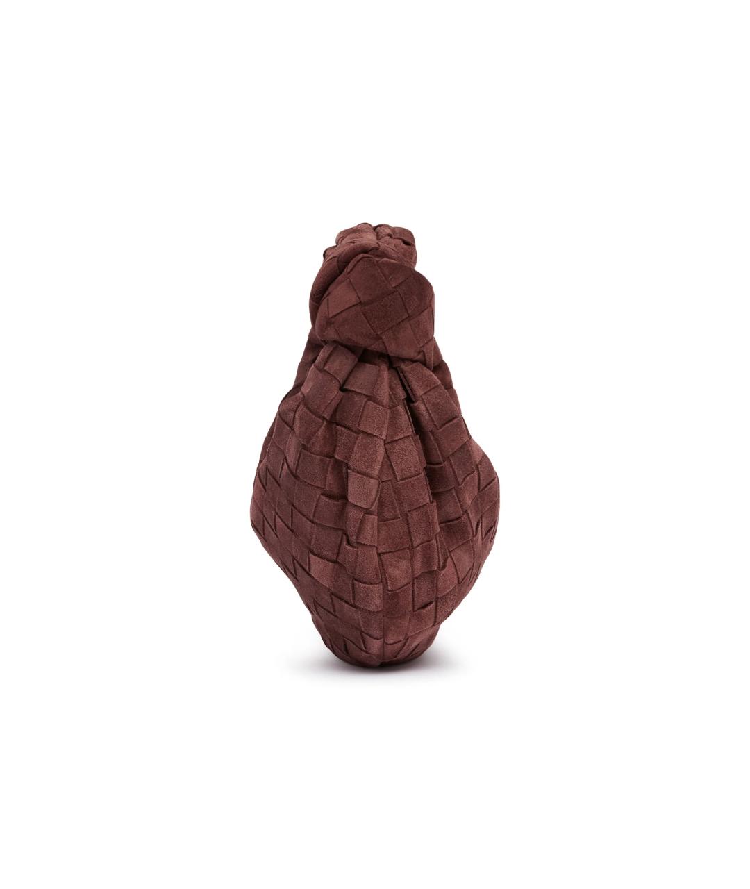 BOTTEGA VENETA Коричневая кожаная сумка с короткими ручками, фото 4