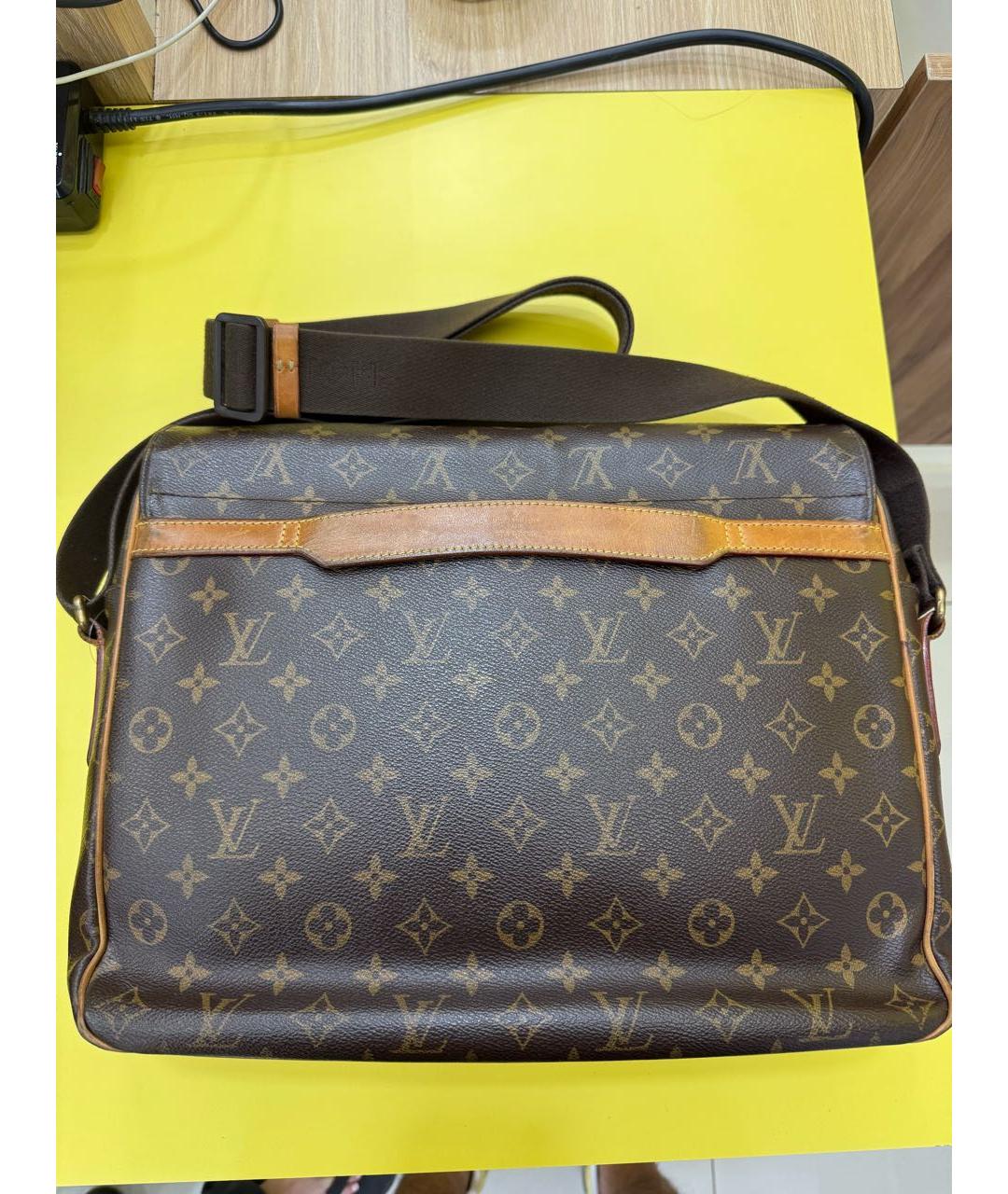 LOUIS VUITTON Коричневая канва сумка на плечо, фото 2
