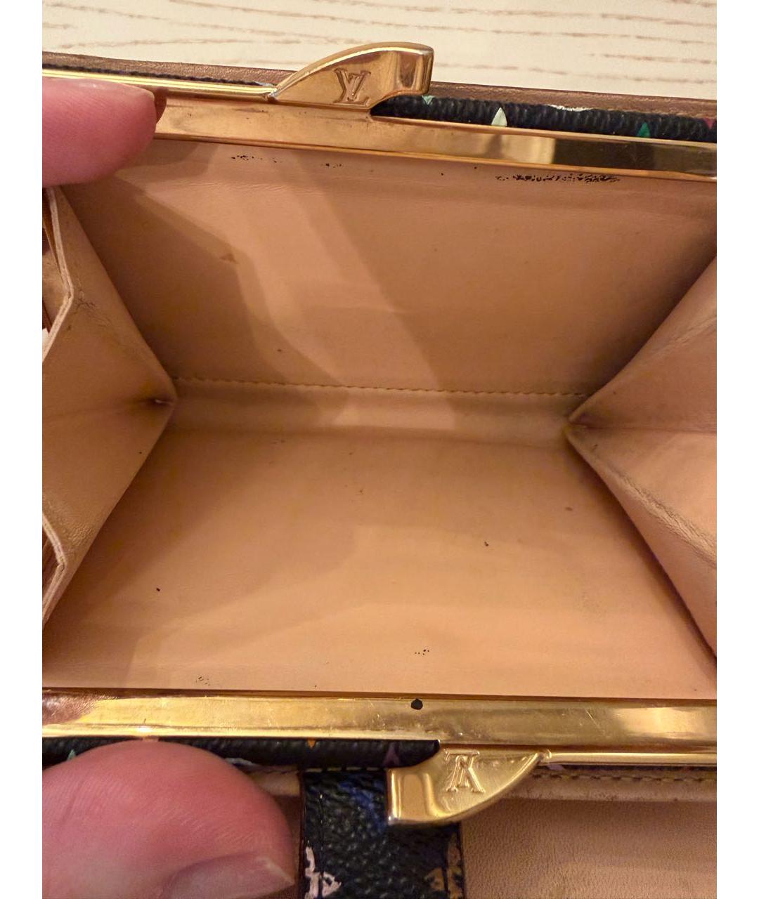 LOUIS VUITTON Черный кошелек, фото 6