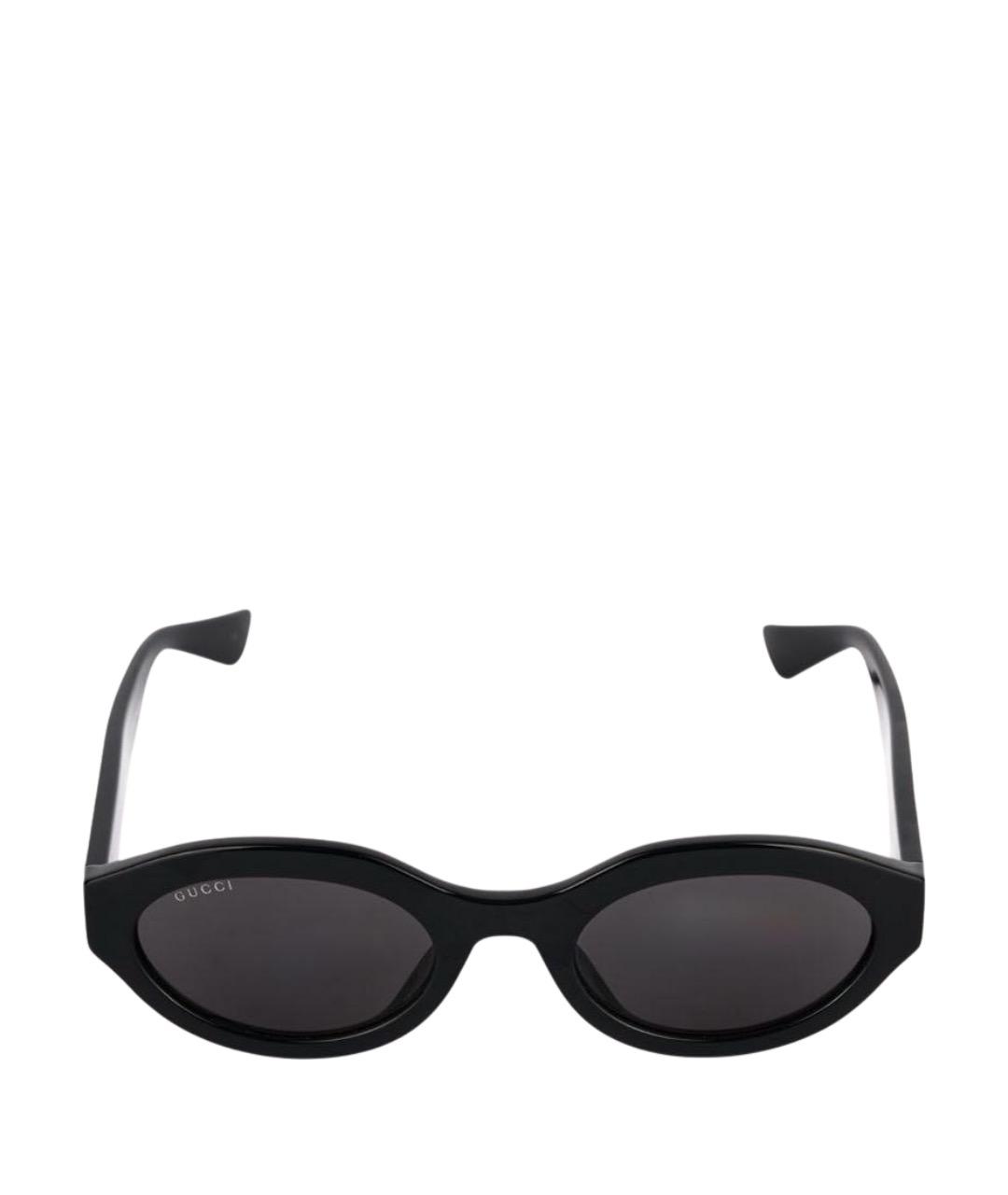 GUCCI Черные пластиковые солнцезащитные очки, фото 1