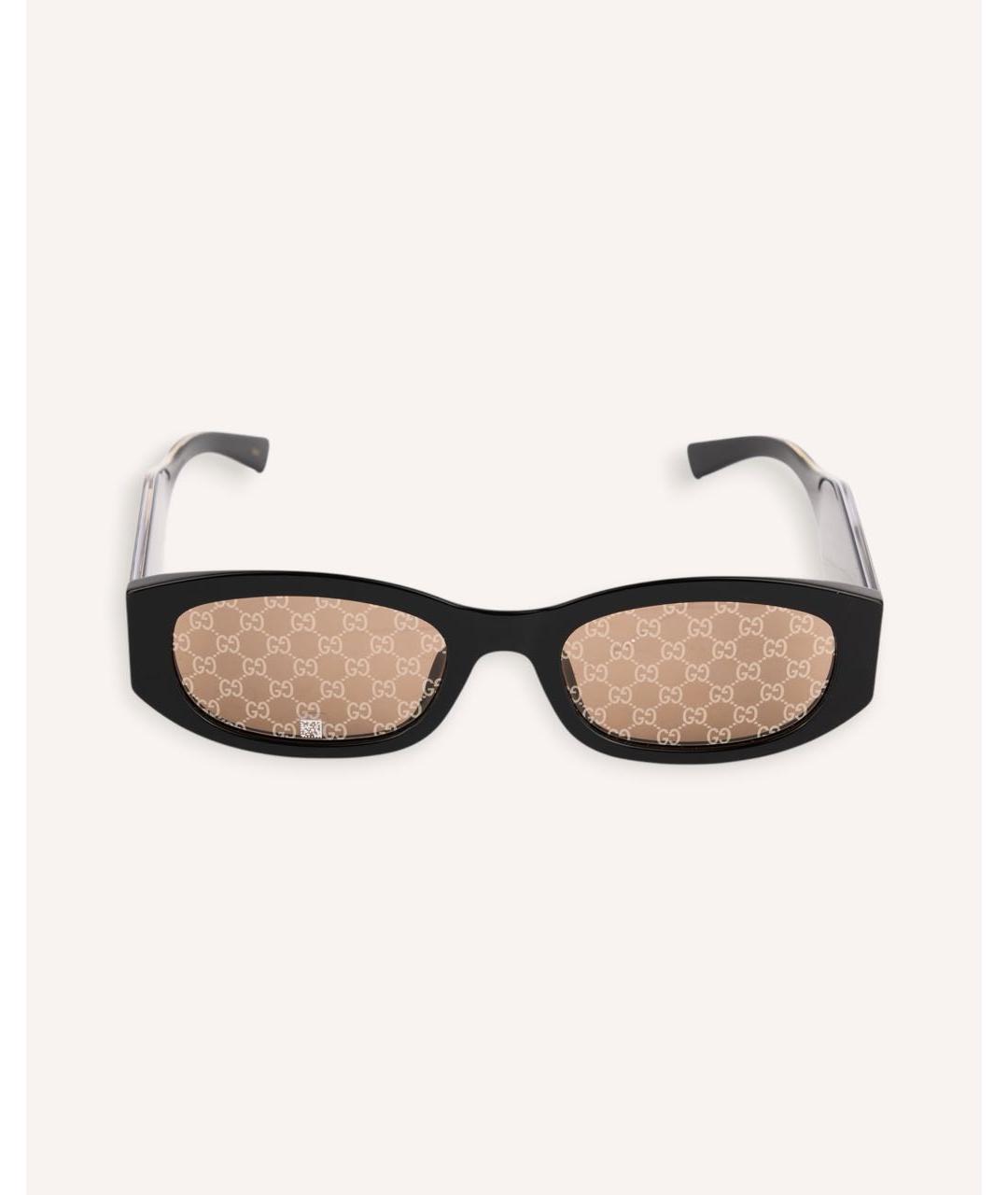 GUCCI Черные пластиковые солнцезащитные очки, фото 5