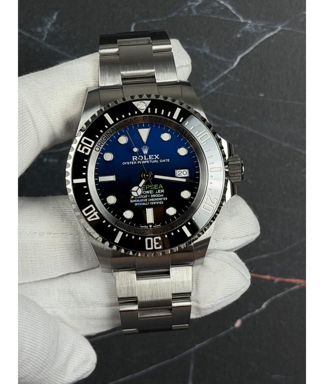 ROLEX Синие металлические часы, фото 2