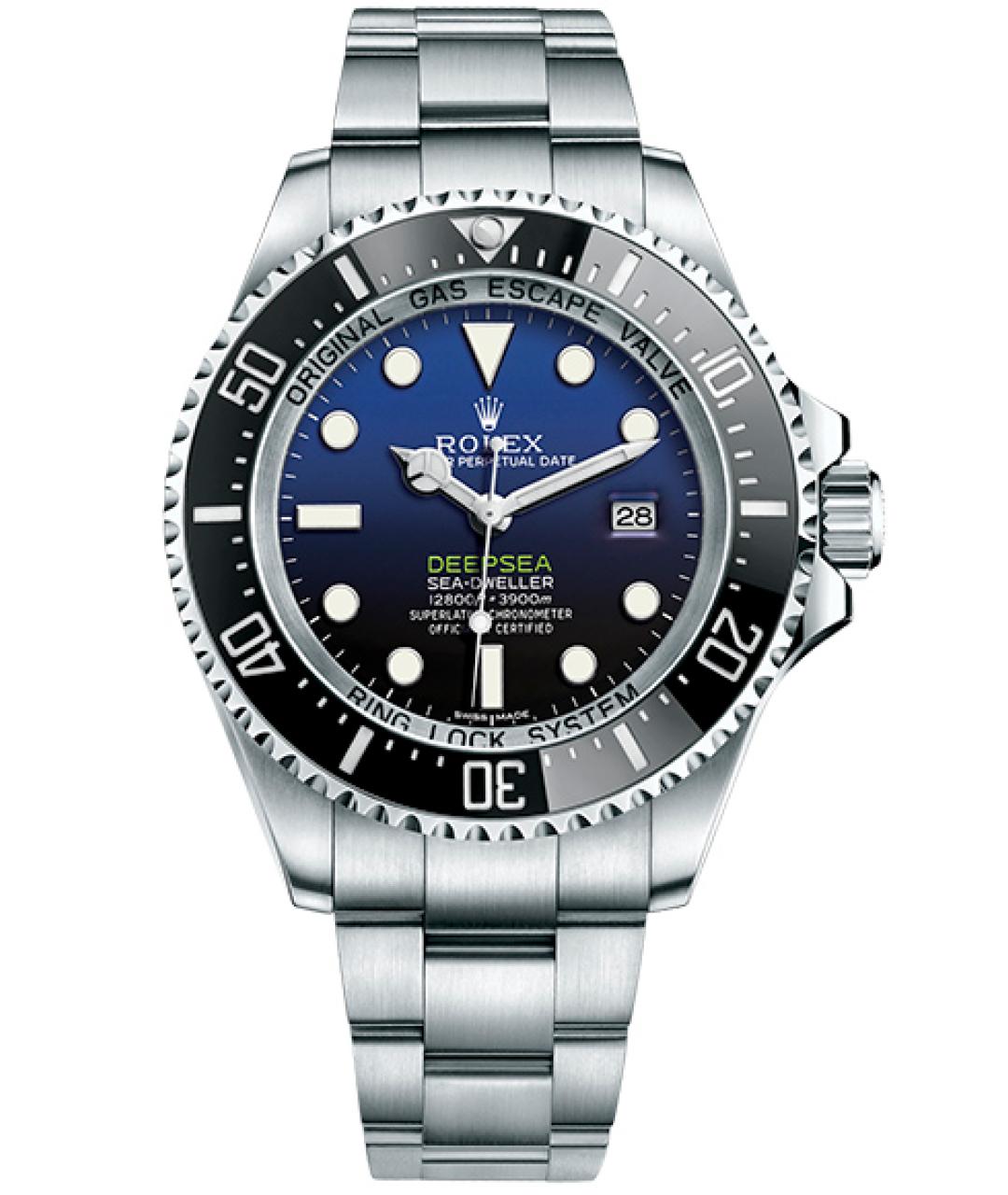 ROLEX Синие металлические часы, фото 1