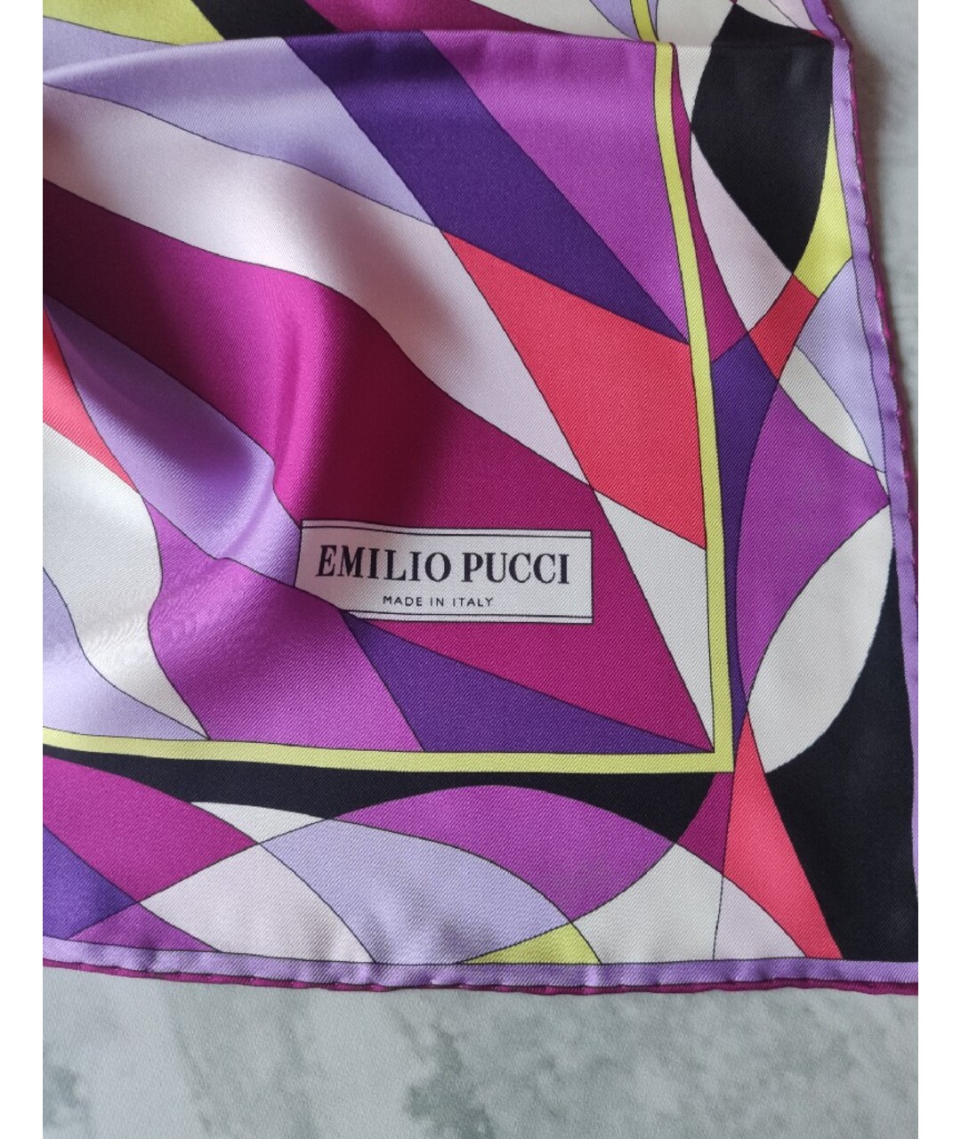 EMILIO PUCCI Мульти шелковый платок, фото 3