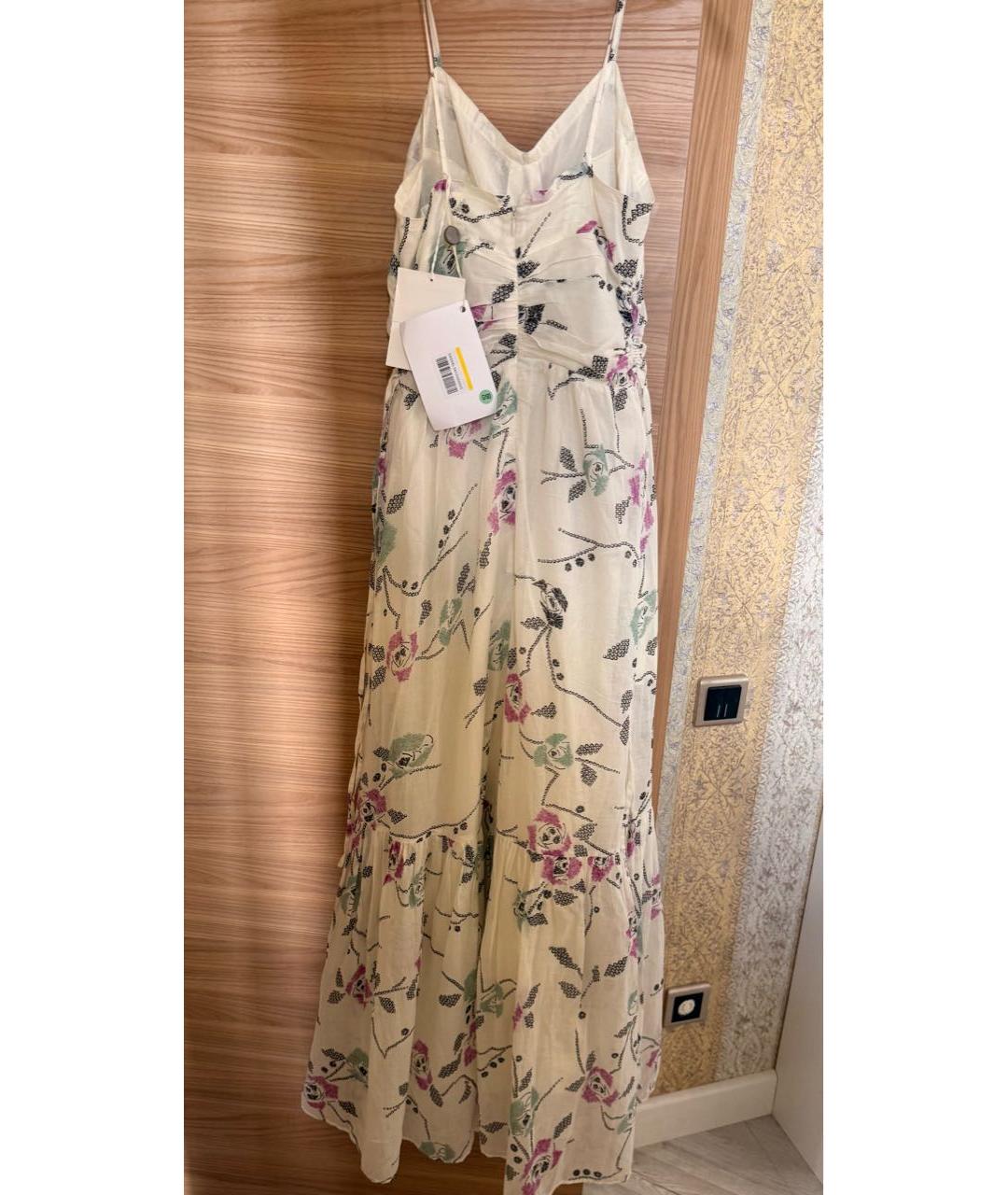 ISABEL MARANT ETOILE Мульти хлопковое повседневное платье, фото 3