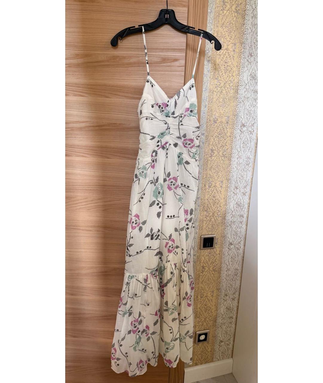 ISABEL MARANT ETOILE Мульти хлопковое повседневное платье, фото 2