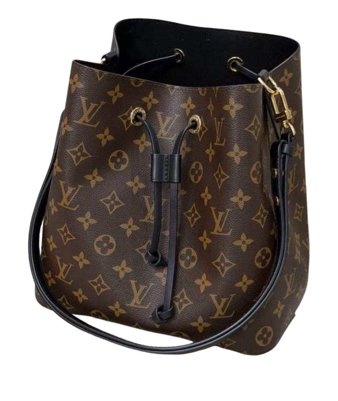 LOUIS VUITTON Коричневая канва сумка тоут, фото 1