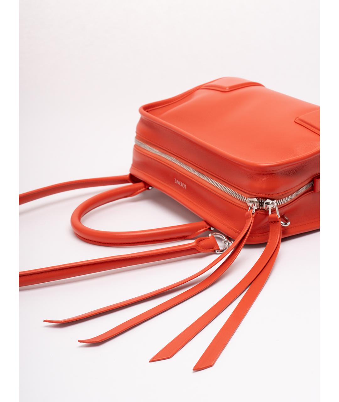 LOEWE Оранжевая кожаная сумка тоут, фото 4